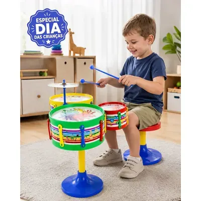 MiniBeat™ — Bateria Musical Infantil