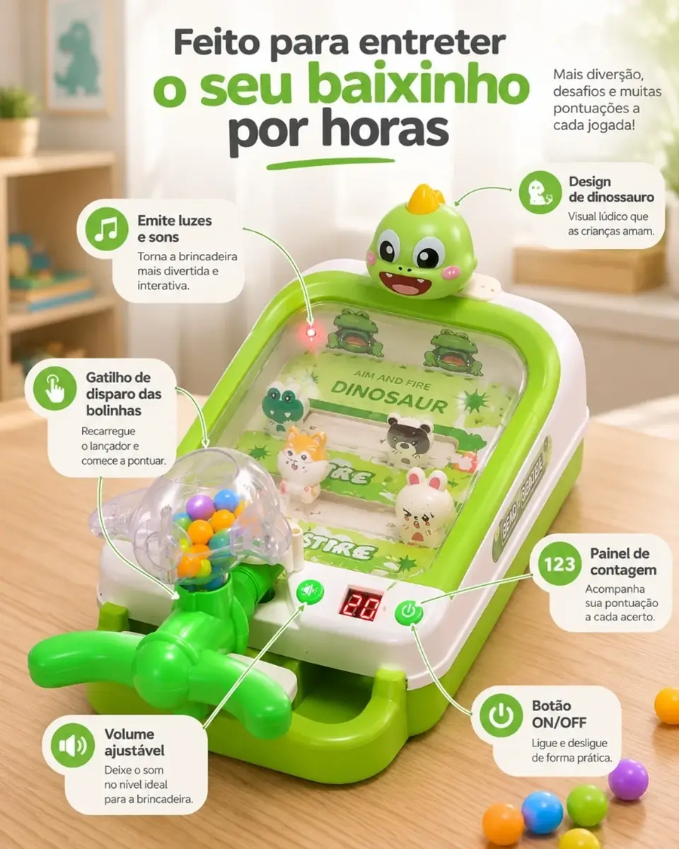 DinoShot™ -  Desafio dos Dinossauros