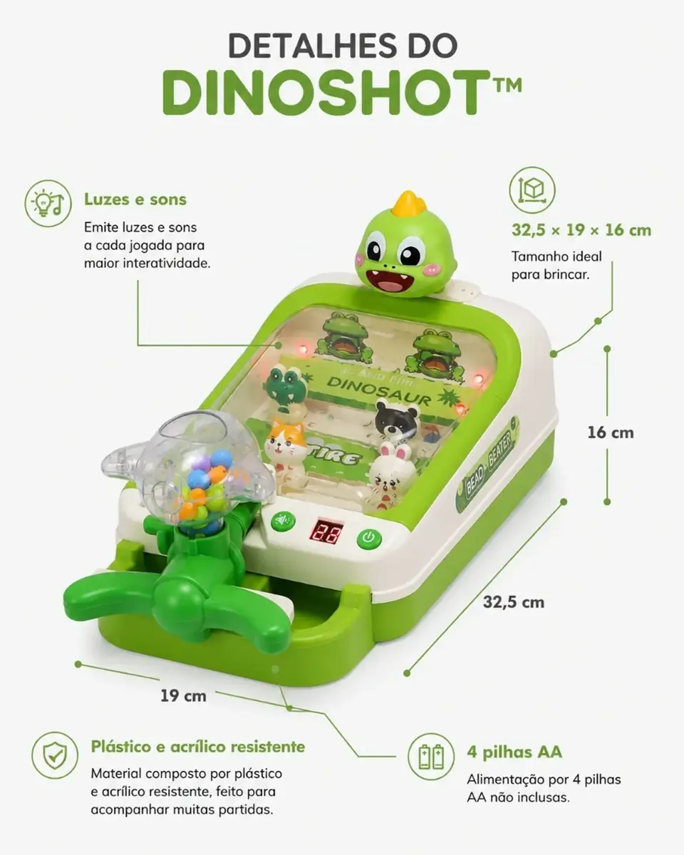 DinoShot™ -  Desafio dos Dinossauros